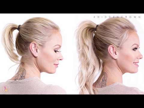 How To: Perfect Ponytail | Hidden Crown
