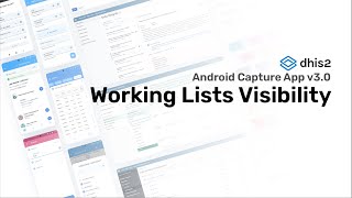 Download the video "Working Lists Visibility - #dhis2 #capturev3 #androidcaptureapp"