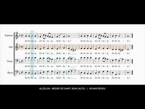 Alléluia - Messe de Saint Jean (Alto)