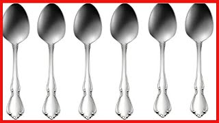 Oneida Chateau Teaspoons - Set of 6, Stainless Steel 18/8