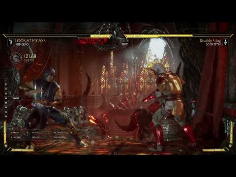 Sikandar's biggest Sub zero combo (54%) with keyboard mk11