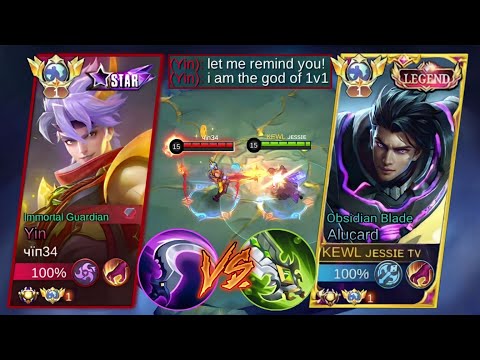 GLOBAL ALUCARD VS GLOBAL YIN TRASHTALKER🔥 | WHO IS THE GOD OF 1V1? | MUST WATCH! | MLBB