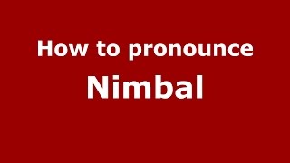 How to pronounce Nimbal