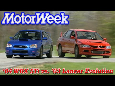 2004 Subaru Impreza WRX STi vs. 2003 Mitsubishi Lancer Evolution | Retro Review