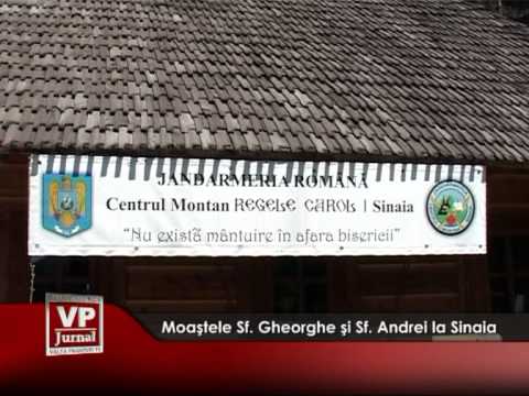Moaştele Sf. Gheorghe şi Sf. Andrei la Sinaia