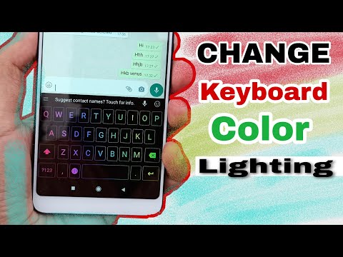 how to change keyboard color | led rgb lighting color keyboard with photo add
