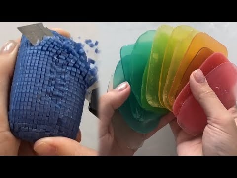1 HOUR Soap Carving ASMR ! Relaxing Sounds ! (no talking) Satisfying ASMR Video #8