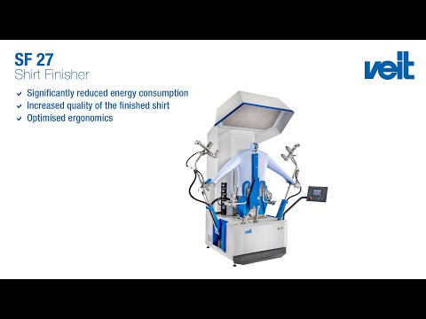 VEIT shirt finisher SF 27 application video