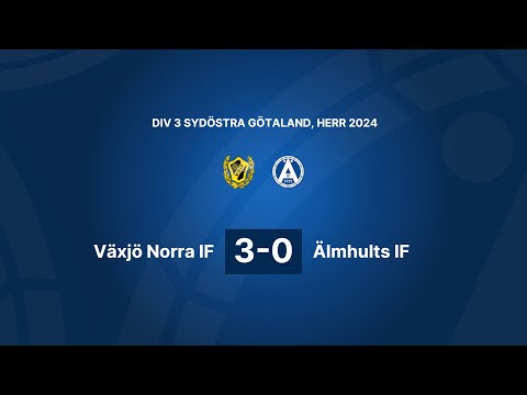Växjö Norra IF - Älmhults IF (3-0)