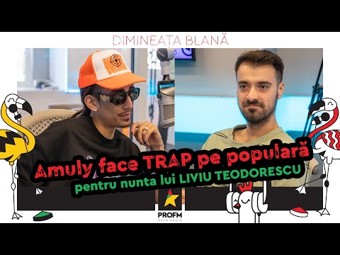 Amuly face TRAP pe populară pentru nunta lui LIVIU TEODORESCU la #DimineataBlana