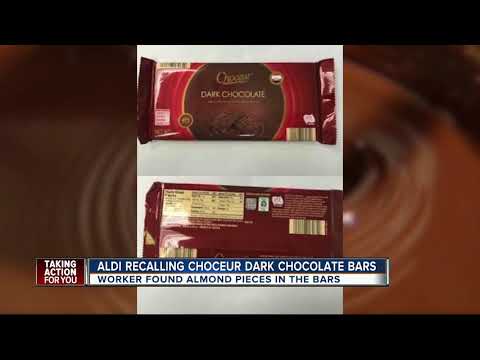 Aldi recalls dark chocolate bars for possible nuts not listed on wrapper