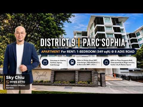 Parc Sophia, 8 Adis Road, 1 Bedroom, 549 sqft, Apartment For Rent, by Sky Chiu, 18447671 - PropertyGuru.com.sg