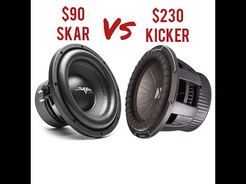 Kicker CompQ vs Skar SDR-10 10 inch subwoofers
