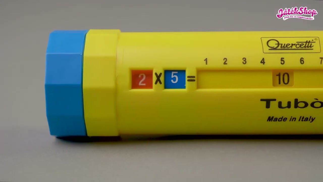 Quercetti: Hengeres szorzótábla játék videó
