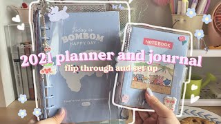 2021 planner & journal 💫 | set up + flip through