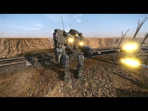 Best MRM battlemech in the game? Maybe? Trebuchet 7M. Mechwarrior Online (MWO)