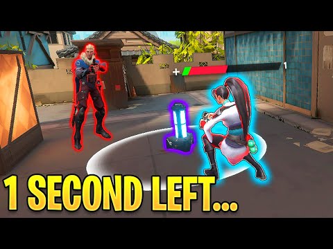 UNBELIEVABLE CLUTCH MOMENTS IN VALORANT - 400IQ Tricks & 1HP Plays - Valorant Highlights Montage