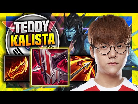 TEDDY DESTROYING WITH KALISTA! - T1 Teddy Plays Kalista ADC vs Varus! | Season 11