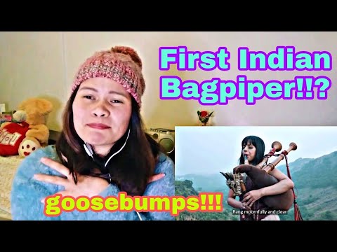 AMAZING FIRST INDIAN BAGPIPER THE SNAKE CHARMER  PERFORMED "THE FOGGY DEW" - REACTION