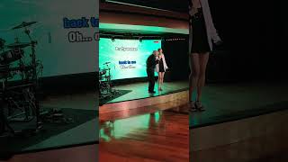 The Prettiest Woman on Marella Cruises, Karaoke with Grandad George.