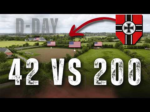 How 42 Men Stopped A German Counterattack on D-Day | Sainte-Mère-Église (No AI)