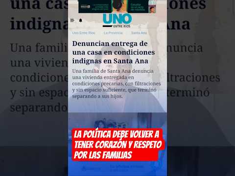 ESCÁNDALO EN SANTA ANA La noticia que el Diario Uno de Entre Ríos