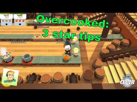 Overcooked: Tips for getting all 3 stars