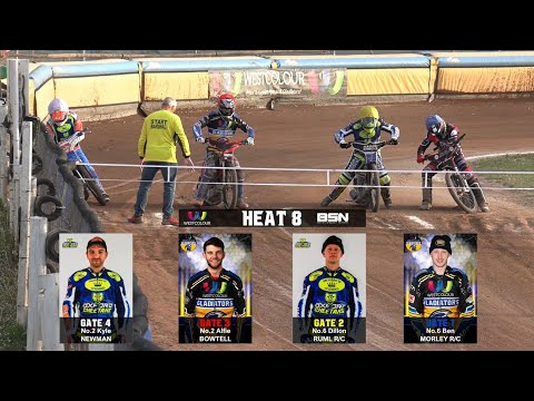 Heat 8 : Plymouth 'Gladiators' vs Oxford 'Cheetahs' : Championship : 10/05/2022