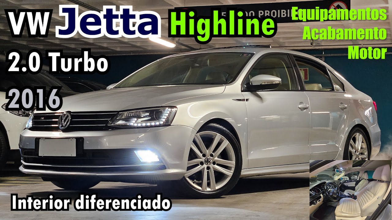 VW Jetta Highline 2.0 Turbo 2016: versão topo com todos os opcionais
