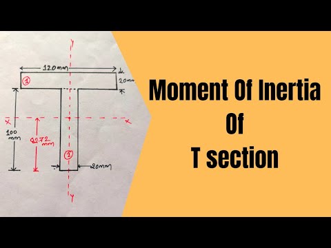 Moment of Inertia of T-Section | Engineering Mechanics || Structural analysis