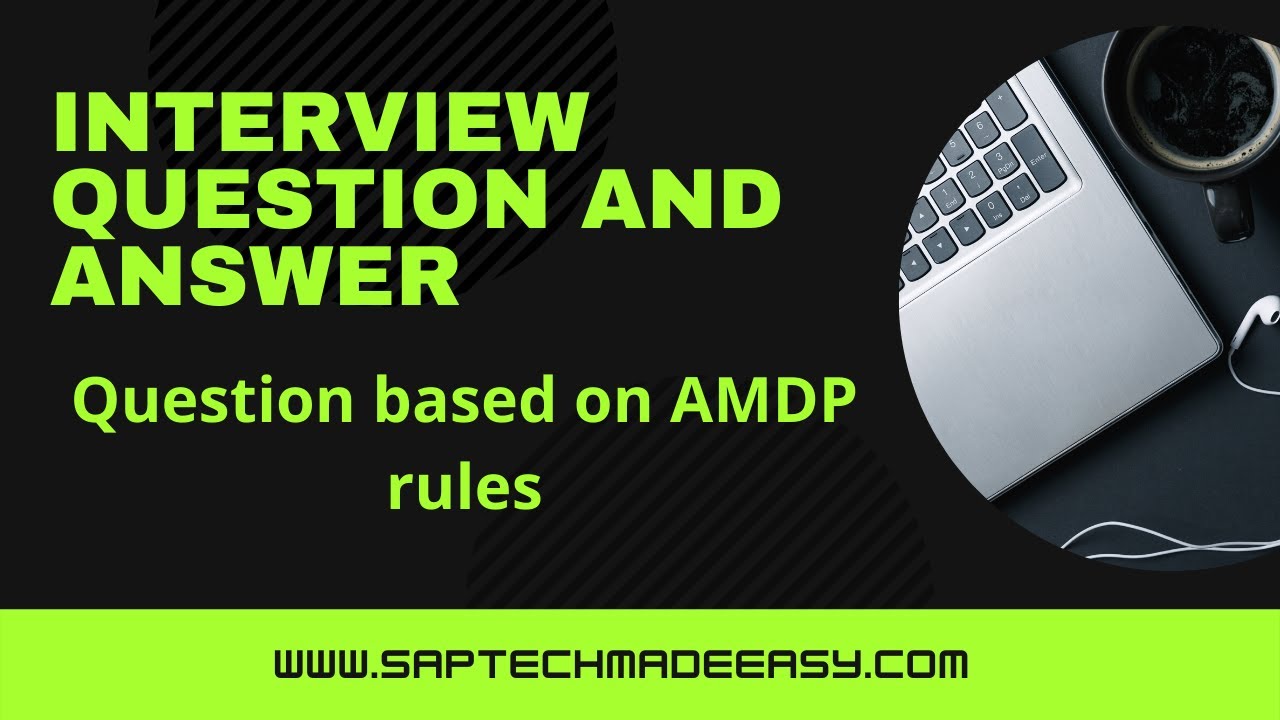 Question based on AMDP rules