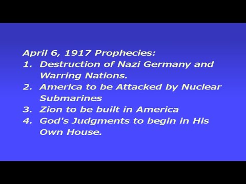 Part 3 Word of the Lord to Harry Edgar Baker First Message 12 to 17