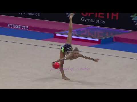Laura JUNG (GER) ball - 2015 Stuttgart worlds Qualifs