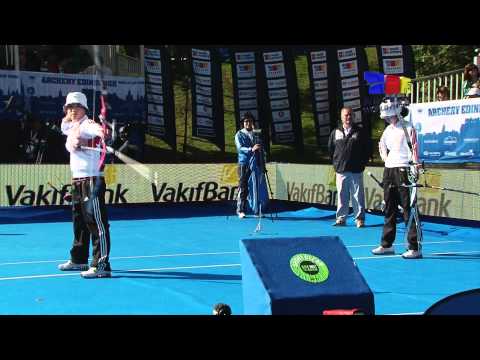 Ki Bo Bae v Yun Ok Hee – recurve women’s semifinal | Edinburgh 2010 Archery World Cup Final