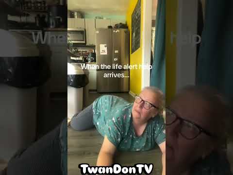 Responding To Life Alert Call!  #lifealert #reactions #viral #comedy #funny
