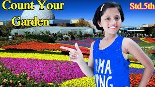 Count Your Garden (by the flowers) : Std.5th : English Poem With Explanation  #SWEET OJAL