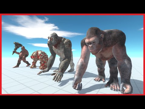 GORO,OLD GORO,LAVA GOLEM,OGRE LORD VS FACTIONS - ANIMAL REVOLT BATTLE SIMULATOR
