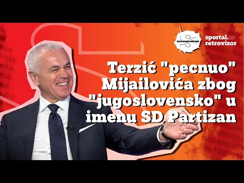 Terzić "pecnuo" Mijailovića zbog "jugoslovensko" u imenu SD Partizan I SPORTAL SPORT