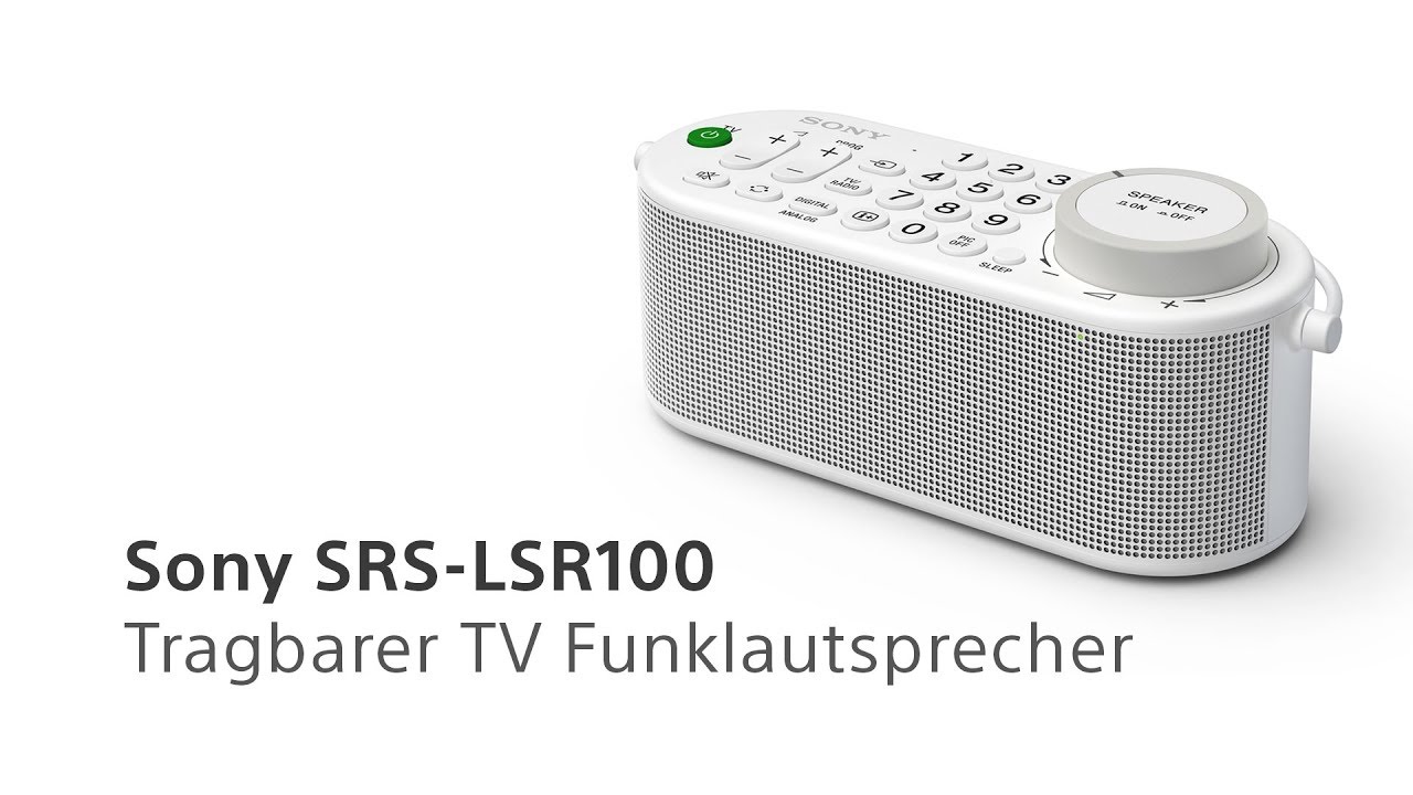 Kabelloser TV-Lautsprecher mit Fernbedienung und Voice Zoom | SRS-LSR100 | Sony  Germany