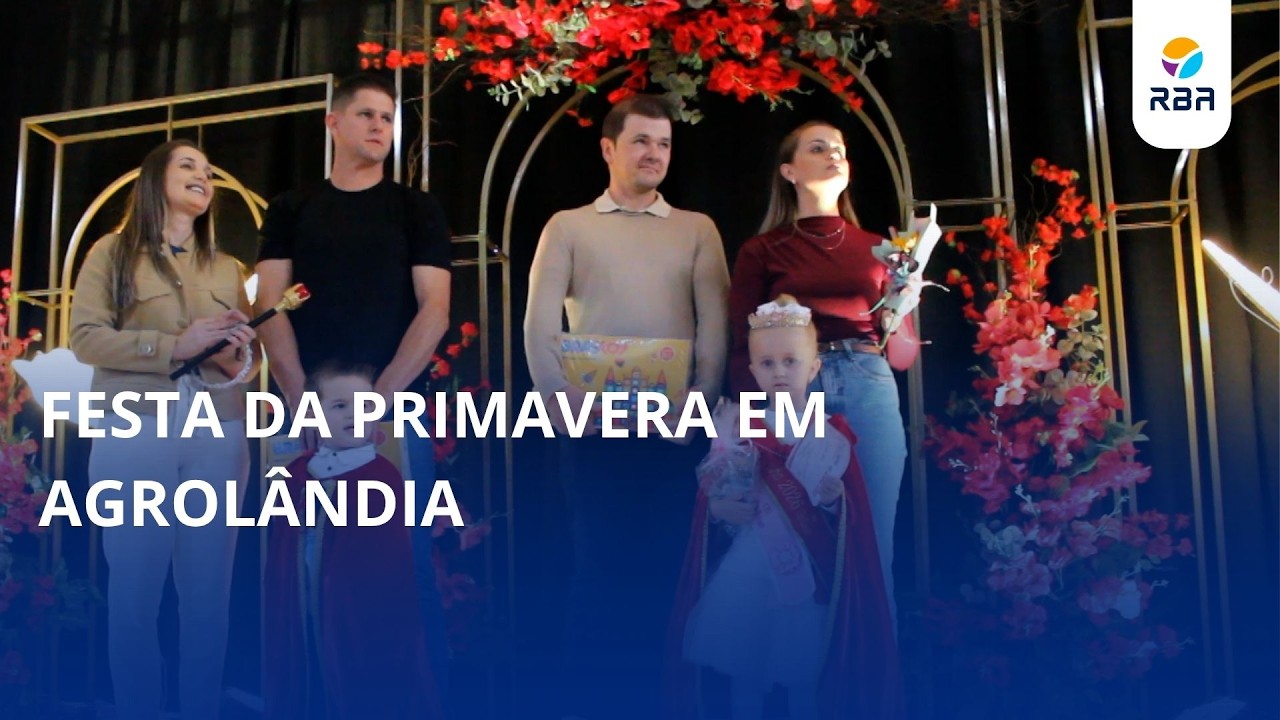 Agrolândia celebra a primavera com literatura, coroações e muita criatividade