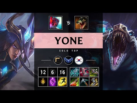 Yone Top vs Renekton: Rampage - KR Diamond Patch 25.S1.1