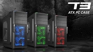 Video thumbnail for Sharkoon T3 ATX Case Series [jp] by Sharkoon Technologies