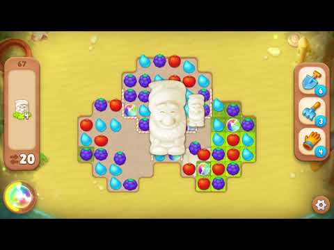 Gardenscapes - Level 67 @Games4Fun✅