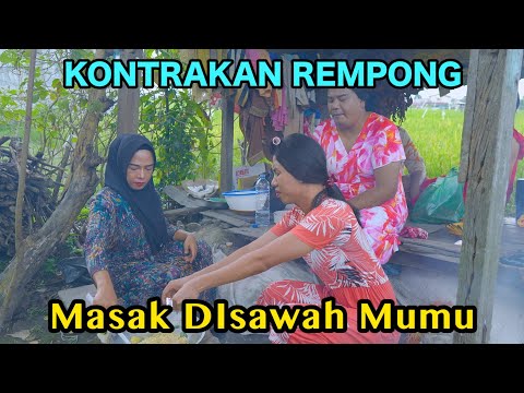 COOKING IN MUMU'S RICE FIELDS || REMPONG RENTAL HOUSE EPISODE 966
