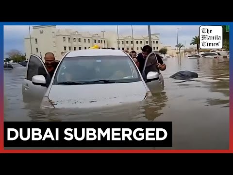 Storm dumps record rain across UAE, floods the Dubai airport