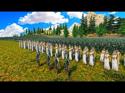 100 CLEOPATRA 4 SUPER ARCHER FORCE AGAINST 2 MILLION Spartan & Persian !! UEBS 2