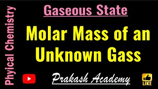 Calculating molar mass of gas