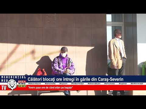 CĂLĂTORI BLOCAȚI ORE ÎNTREGI ÎN GĂRILE DIN CARAȘ-SEVERIN
