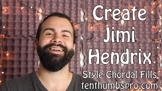 How to play Jimi Hendrix Chord Fills - Ukulele Tutorial