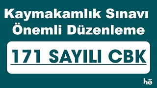 Önemli !!! - 171 Sayılı Cumhurbaşkanlığı Kararnamesi - Aile Enstitüsü 